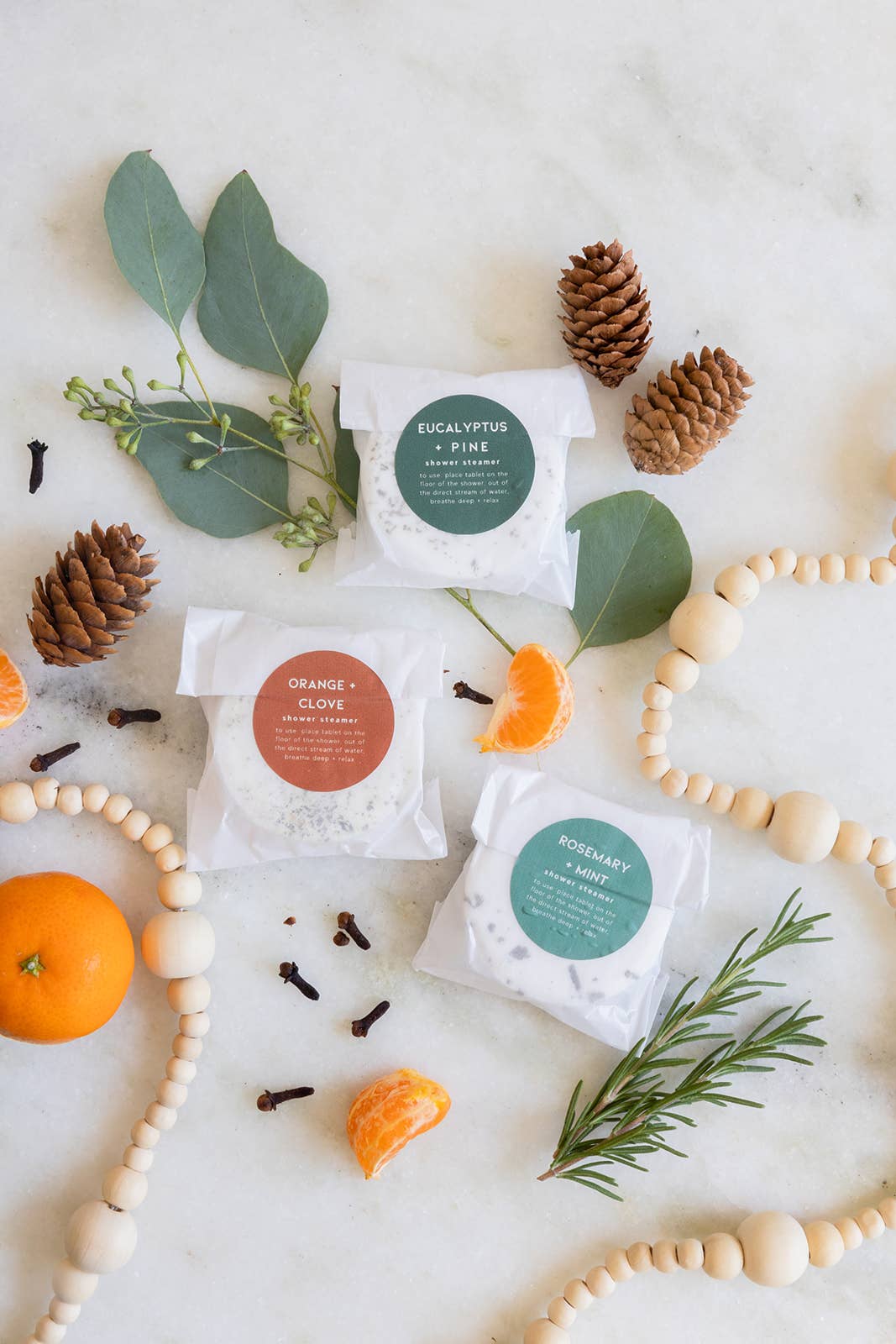 Holiday Shower Steamers - Natural Aromatherapy Tablets - Thistle Canyon Co.