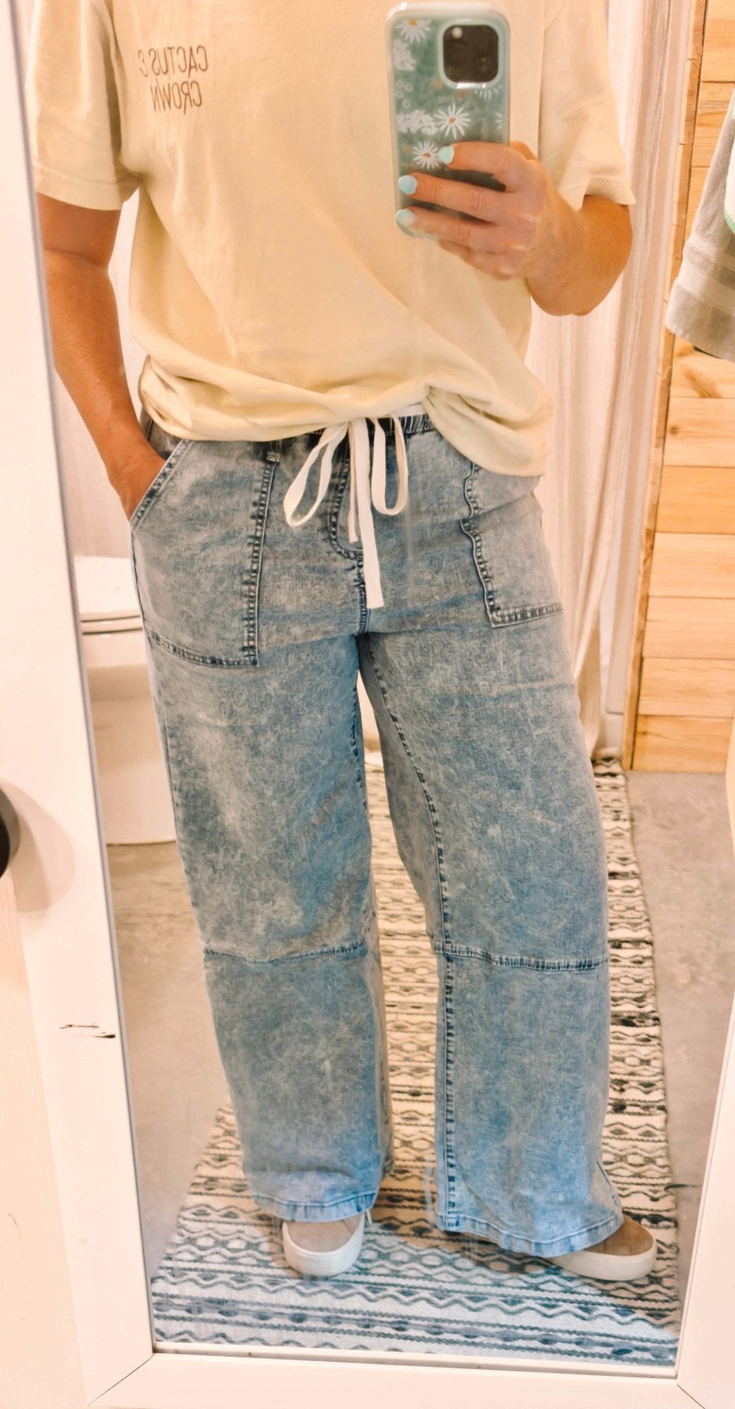 HOLLY DRAWSTRING JEANS - Thistle Canyon Co.