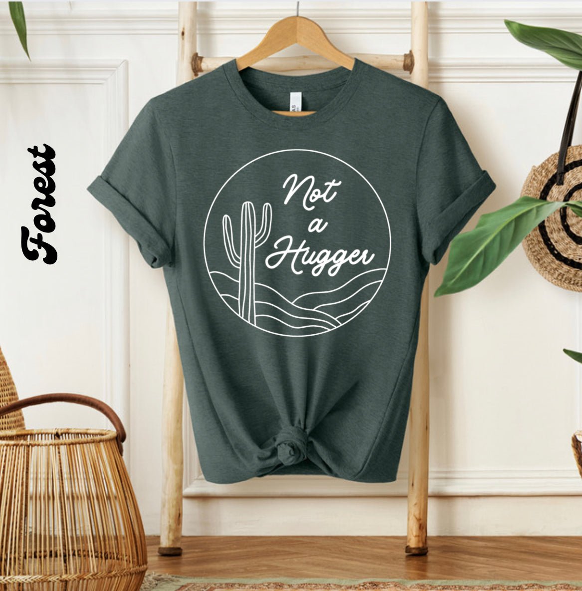 NOT A HUGGER | Graphic Tee - Thistle Canyon Co.