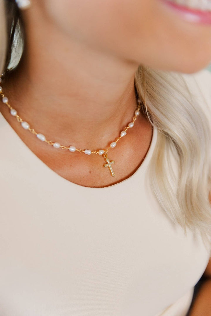 Jacee Cross Necklace - Thistle Canyon Co.