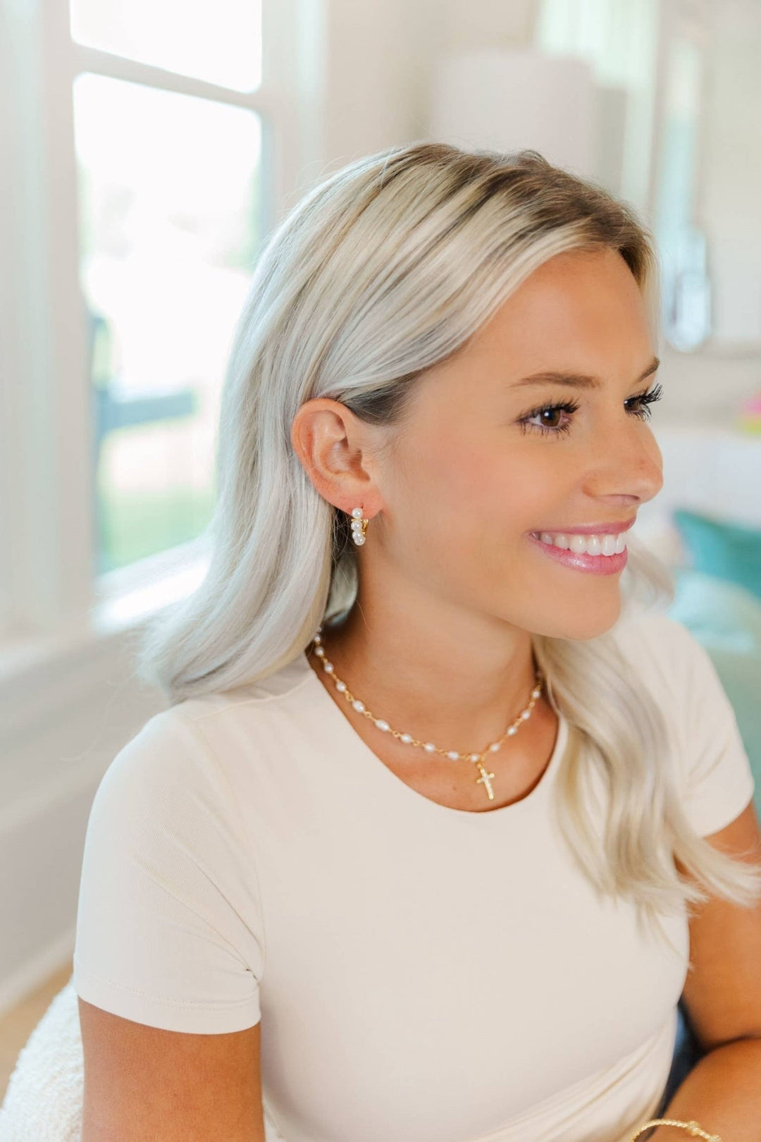 Jacee Cross Necklace - Thistle Canyon Co.