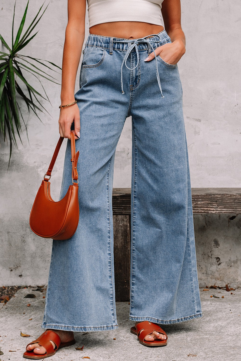DREW WIDE LEG JEANS