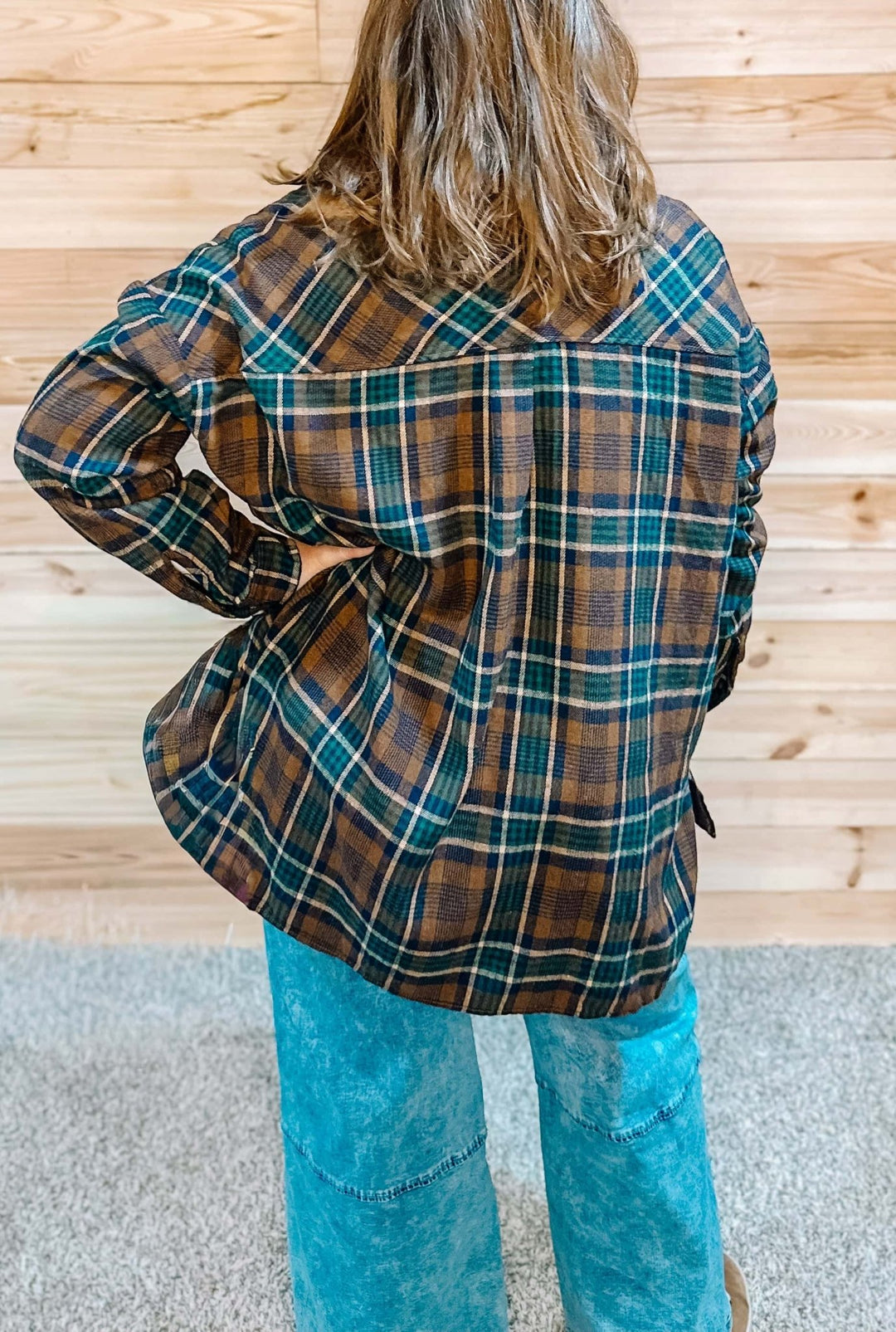 KAILEY PLAID BUTTON UP - Thistle Canyon Co.