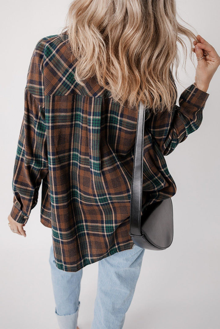 KAILEY PLAID BUTTON UP - Thistle Canyon Co.