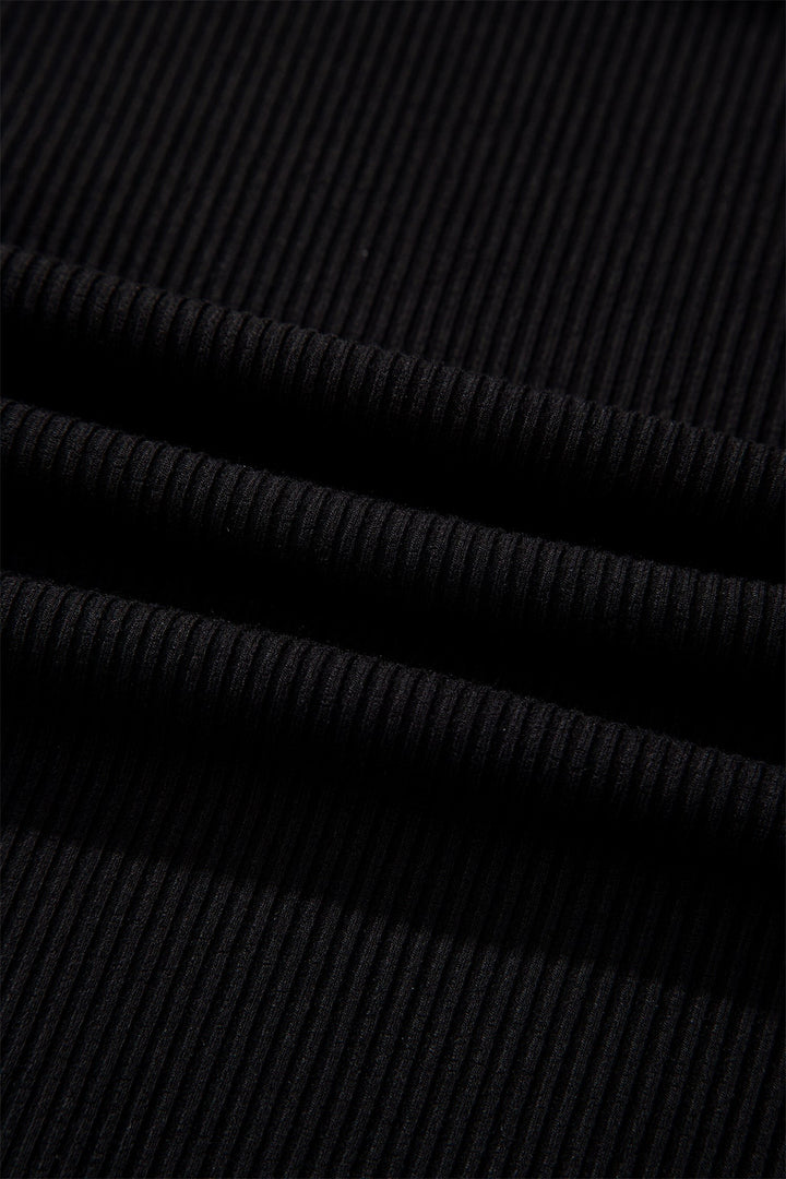 Ribbed Long-Sleeve Bodysuit