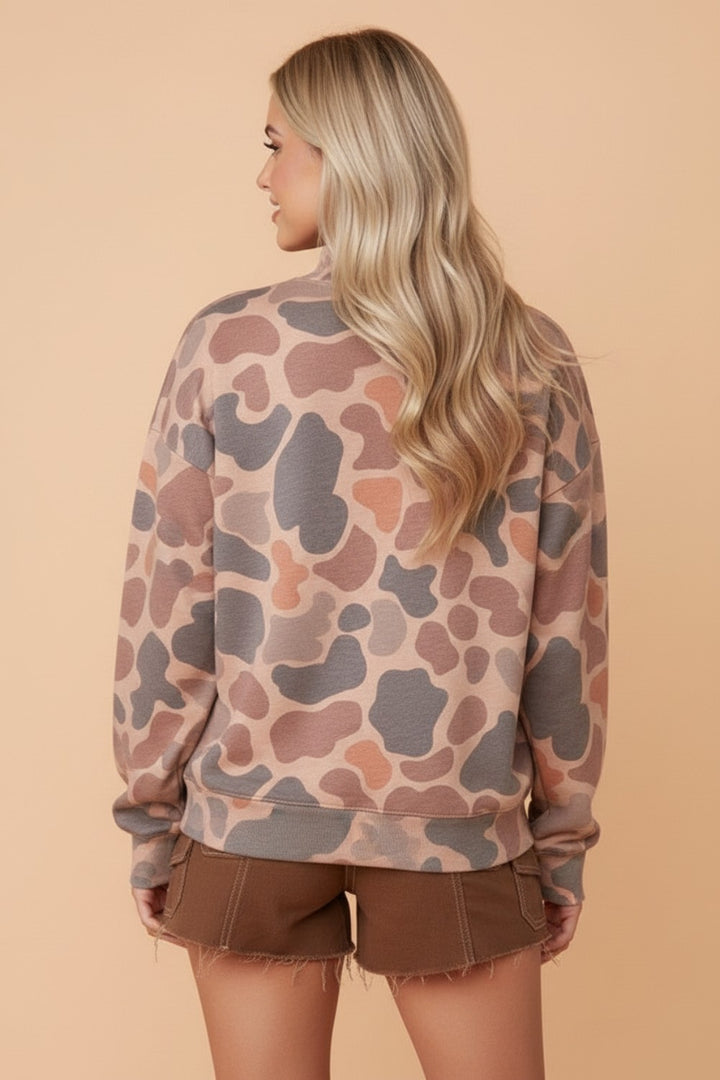HOWDY CAMO PULLOVER