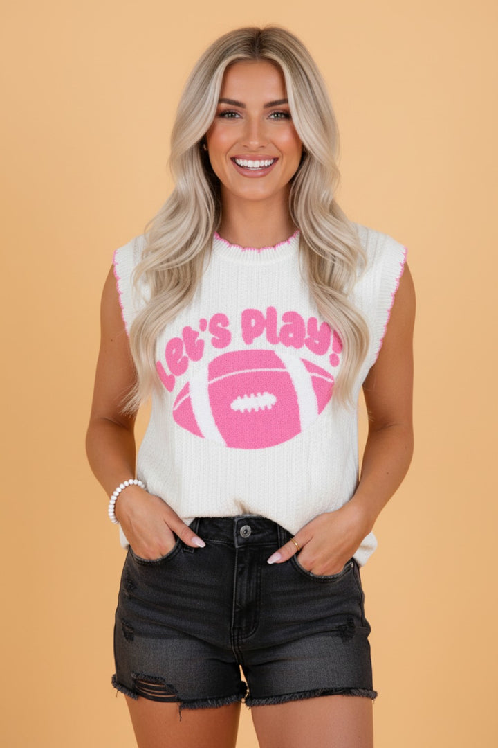 FRIDAY NIGHT LIGHTS SWEATER TANK