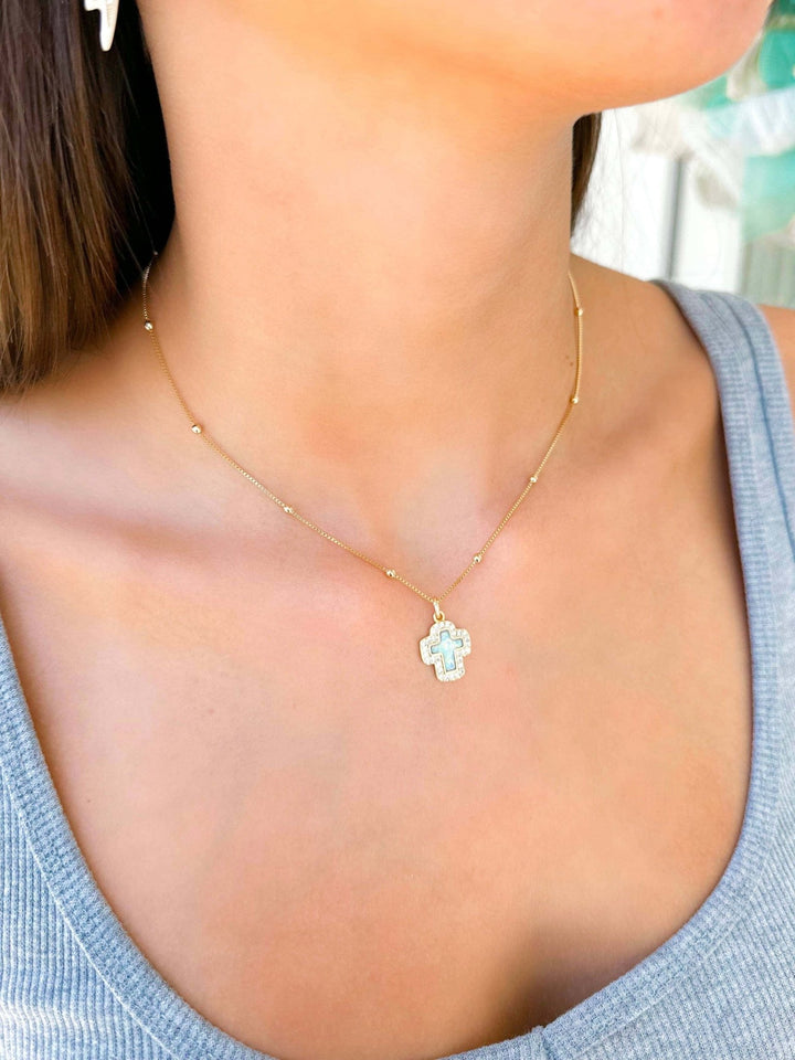 Meg Cross Necklace - Thistle Canyon Co.