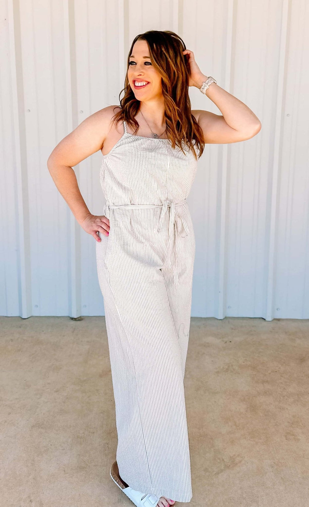 MYRA SLEEVELESS JUMPSUIT - Thistle Canyon Co.