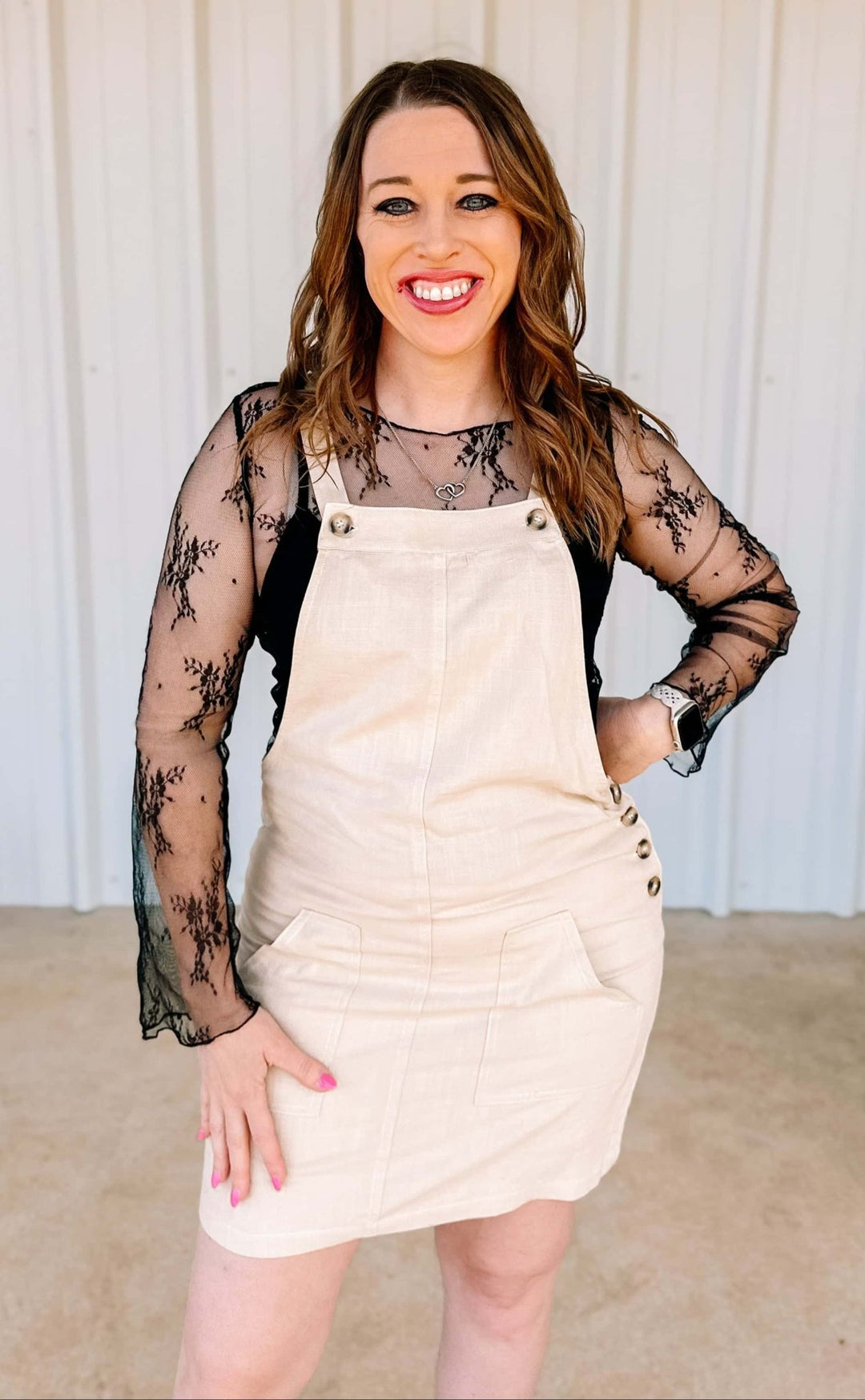 OVERALL MINI DRESS - Thistle Canyon Co.