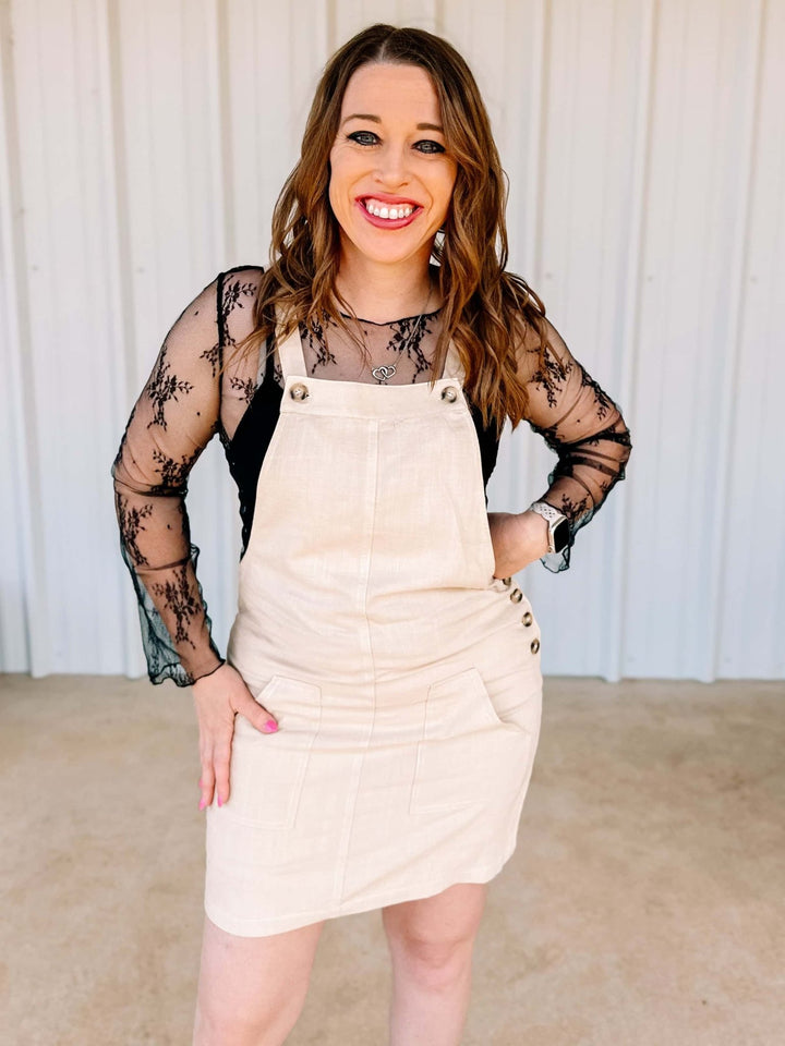 OVERALL MINI DRESS - Thistle Canyon Co.