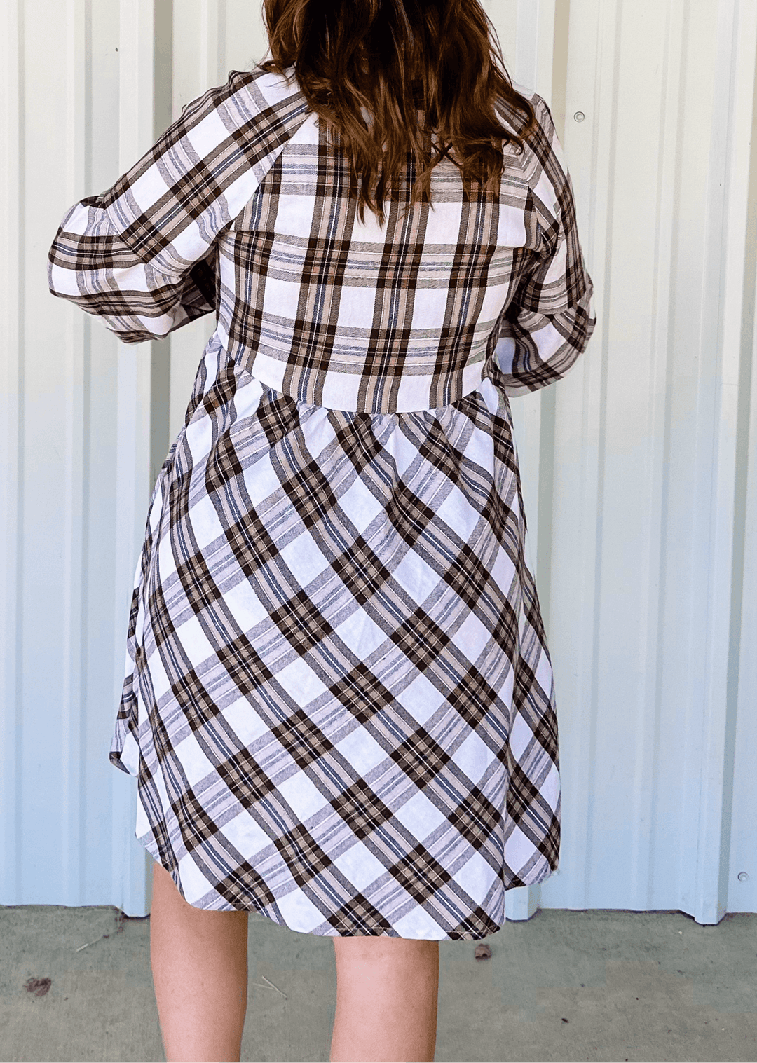 PLAID MINI DRESS - Thistle Canyon Co.