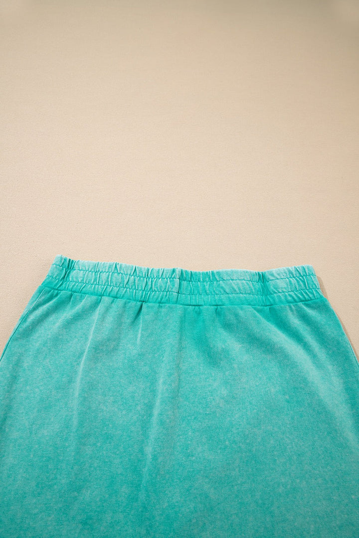Pre-Order: SEAFOAM SKORT SET