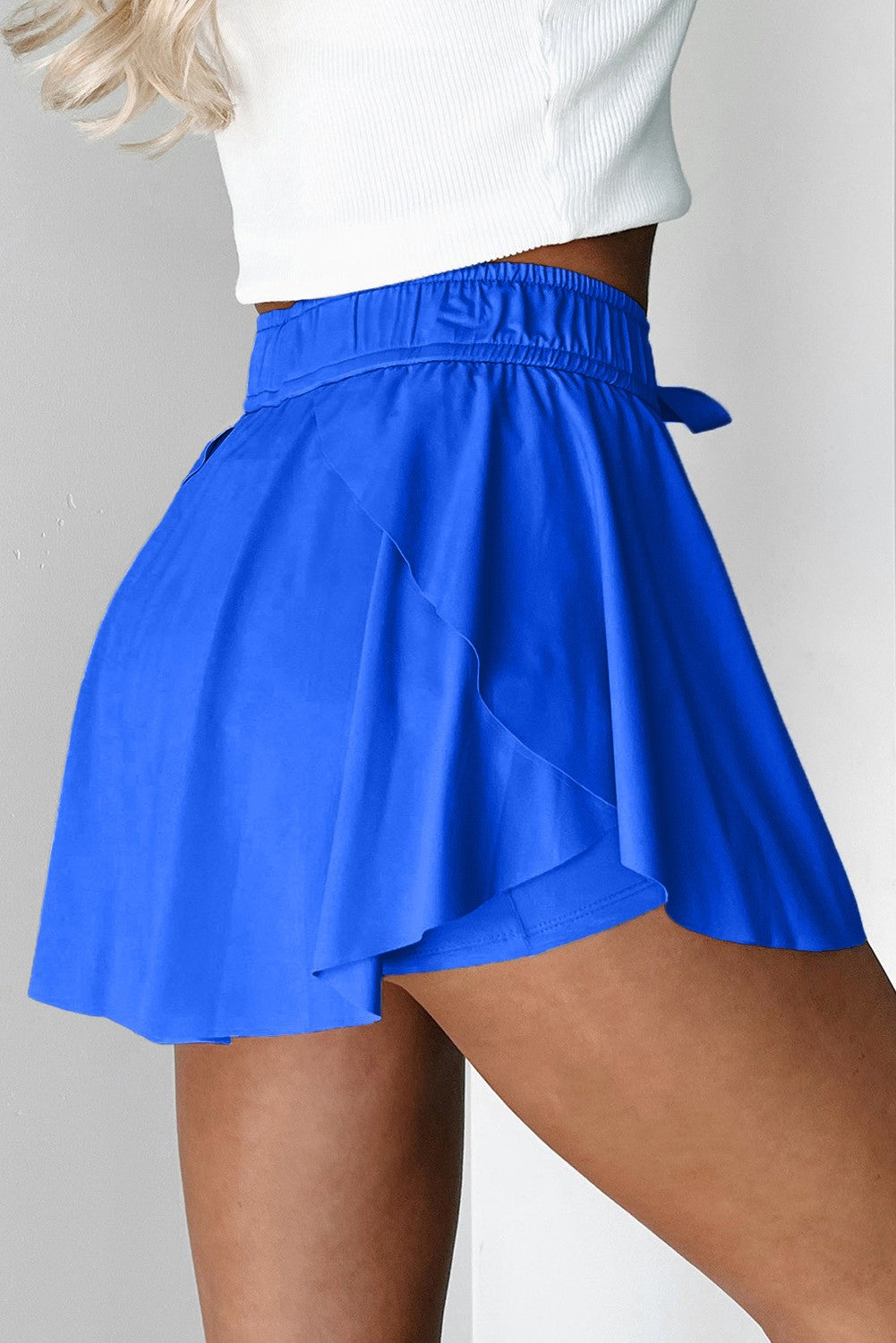 BLUE CRUSH RUFFLE SKORT
