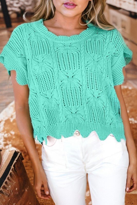 The Coastal Mint Knit - Thistle Canyon Co.