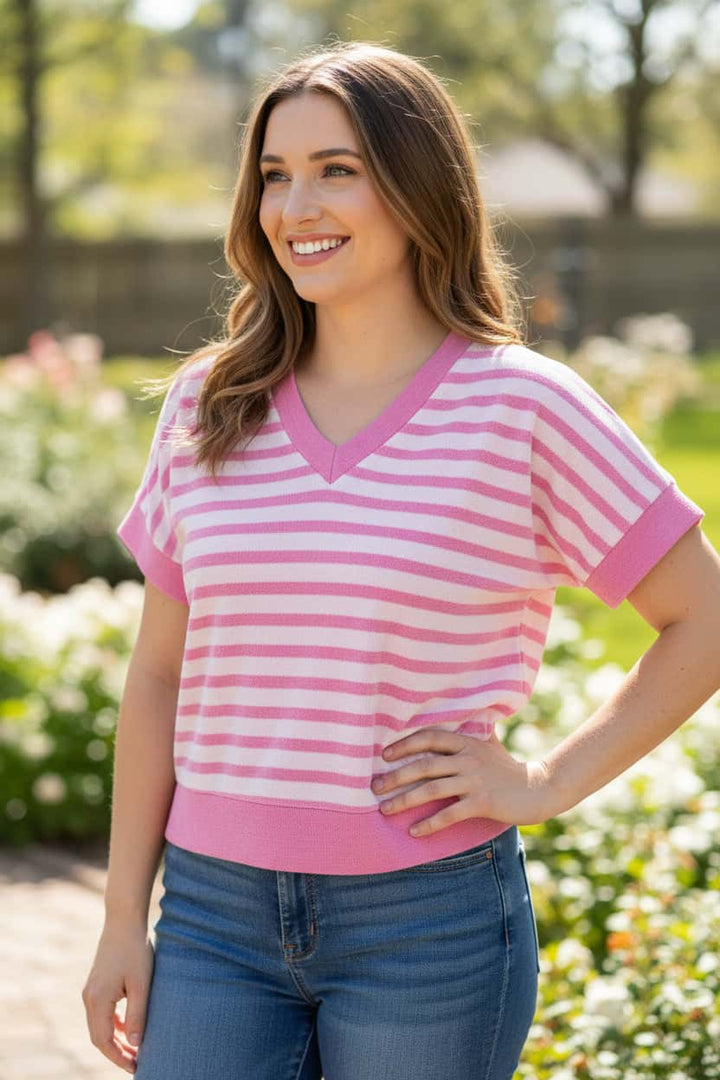 The Millie Stripe Tee - Thistle Canyon Co.