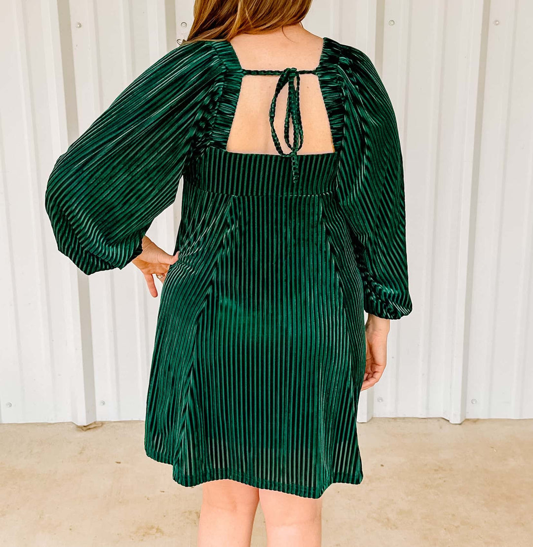 VELVET BABYDOLL DRESS - Thistle Canyon Co.