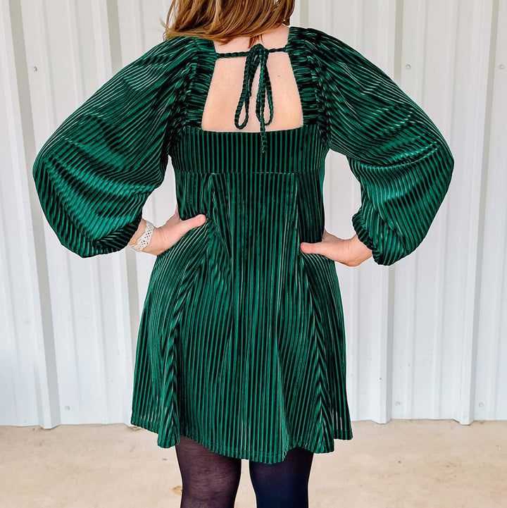 VELVET BABYDOLL DRESS - Thistle Canyon Co.