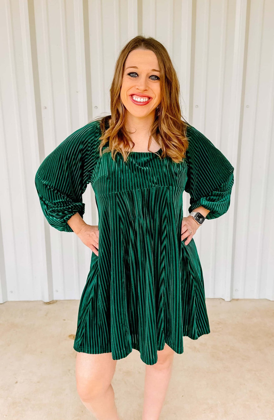 VELVET BABYDOLL DRESS - Thistle Canyon Co.