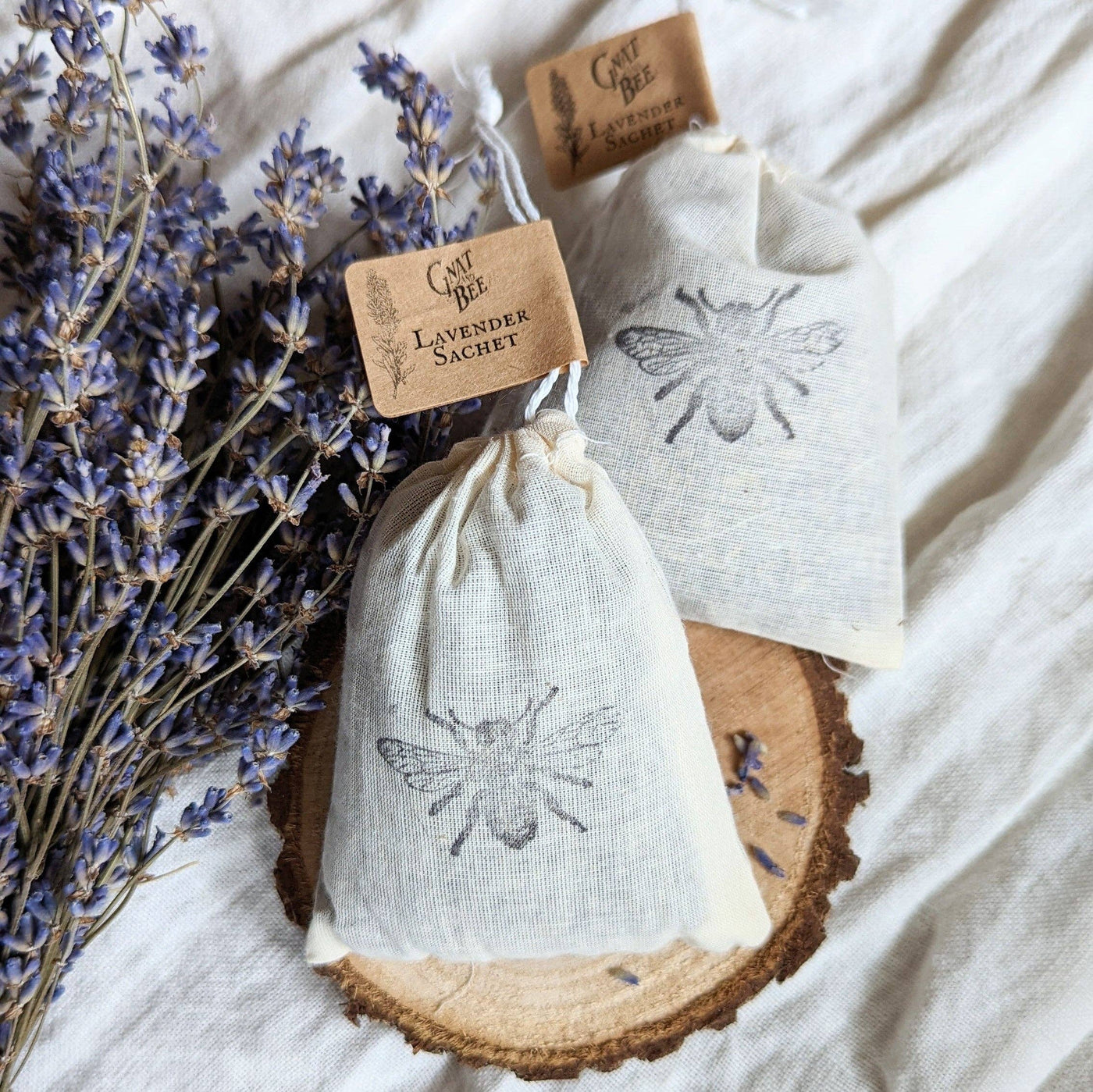 LAVENDER BUD SACHET l Muslin Pouch - Thistle Canyon Co.