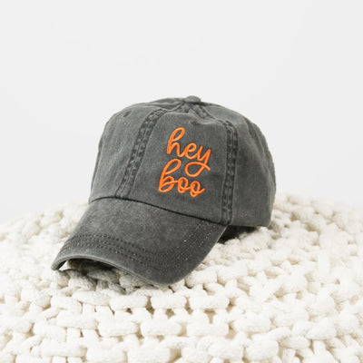 HEY BOO HAT | BLACK - Thistle Canyon Co.