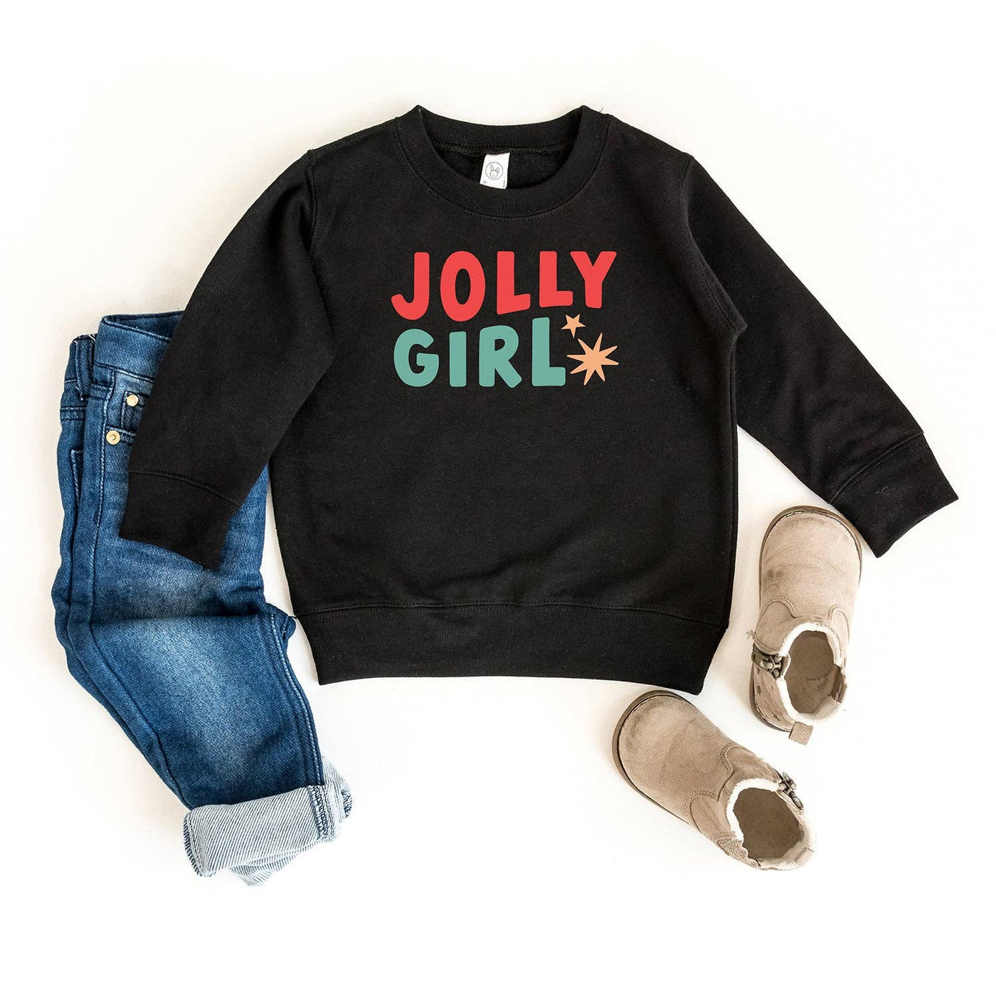 Jolly Girl Star | Toddler Sweatshirt - Thistle Canyon Co.