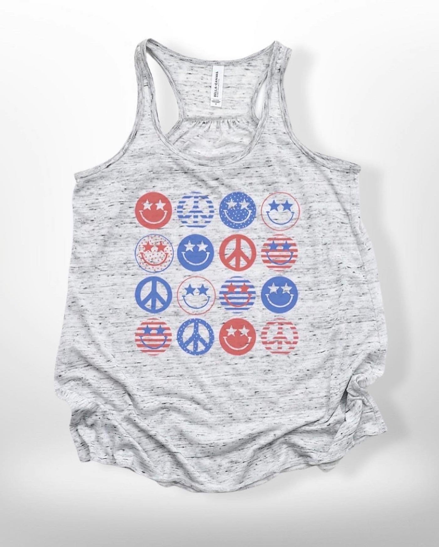 HAPPY FACES TANK | Blue - Thistle Canyon Co.