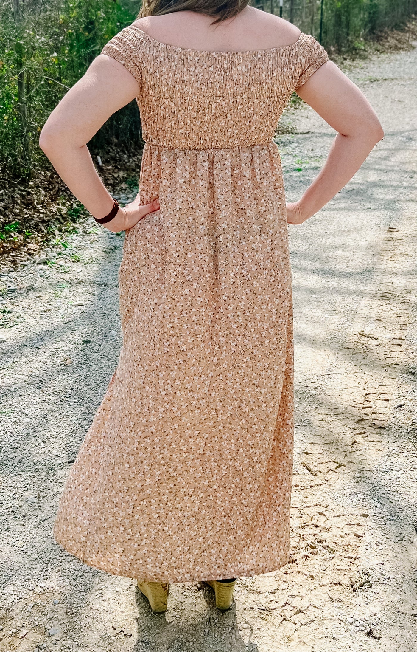 THE BAILEY MAXI DRESS in Blush - Thistle Canyon Co.