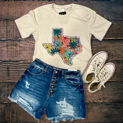 FLORAL TEXAS TEE - Thistle Canyon Co.