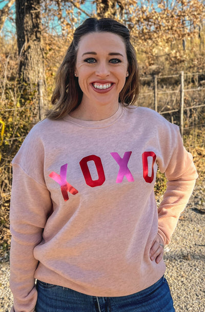 XOXO FOIL Sweatshirt - Thistle Canyon Co.