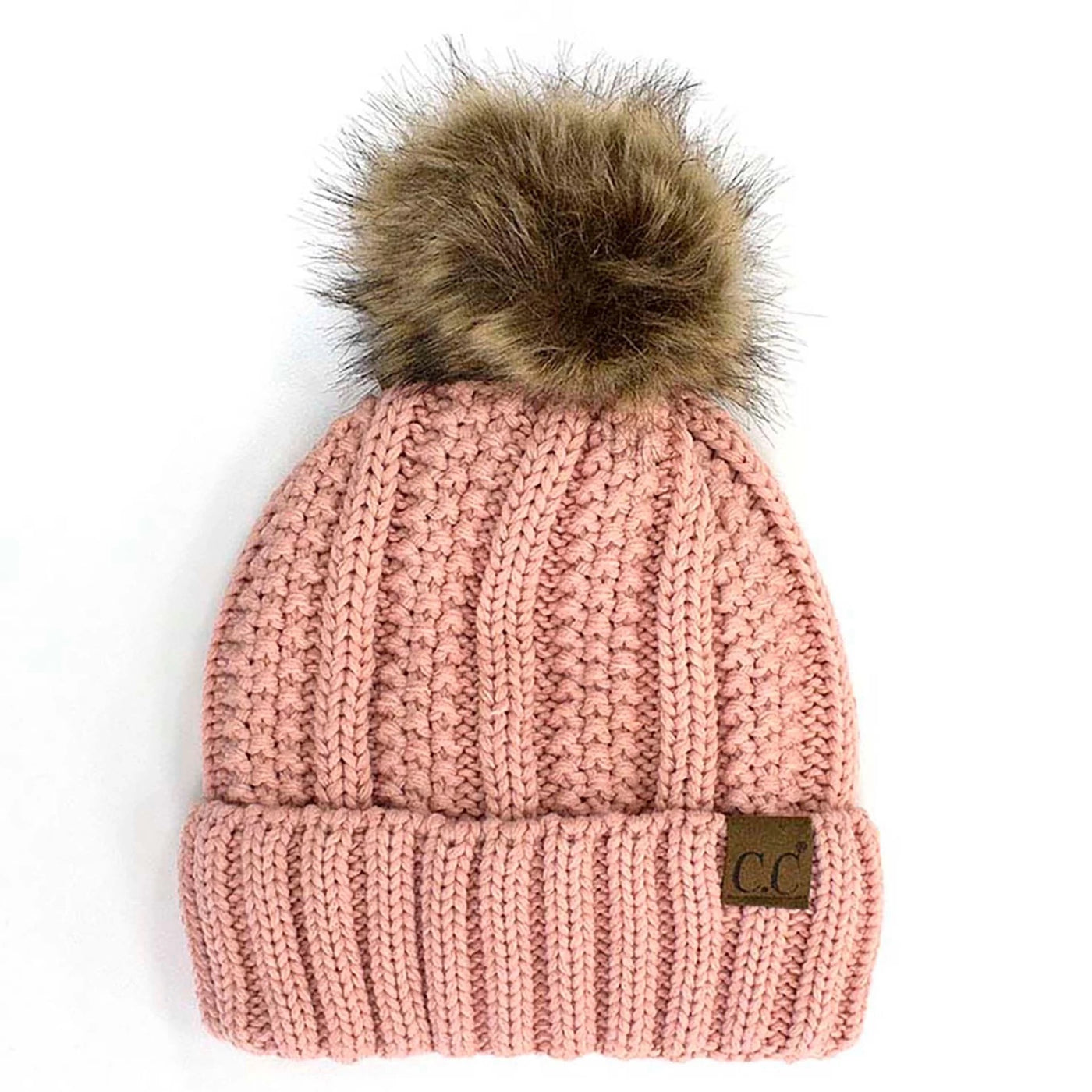 C.C. BEANIE | Indie Pink Pom - Thistle Canyon Co.