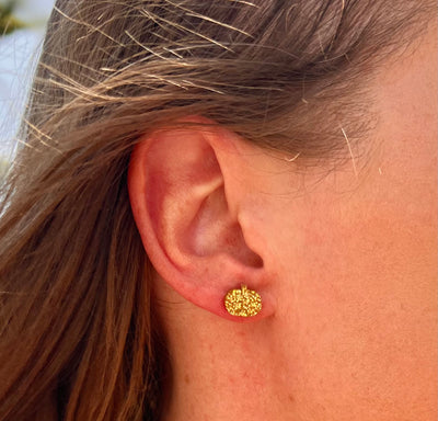 GLITTER PUMPKIN STUDS | Gold - Thistle Canyon Co.