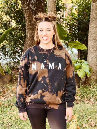 MAMA | Dark Caramel Sweatshirt - Thistle Canyon Co.