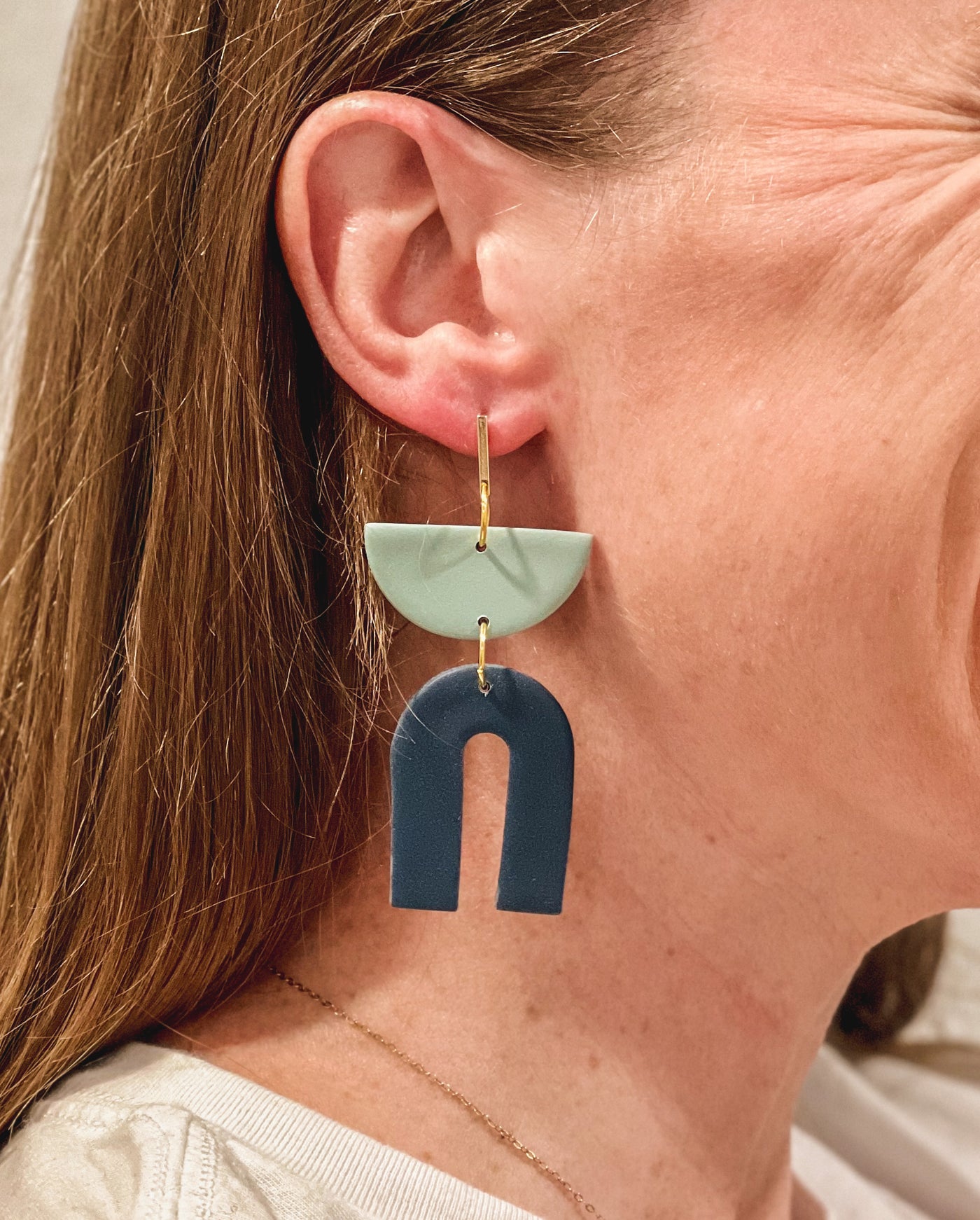 ABSTRACT DANGLES | Polymer Clay Earrings - Thistle Canyon Co.