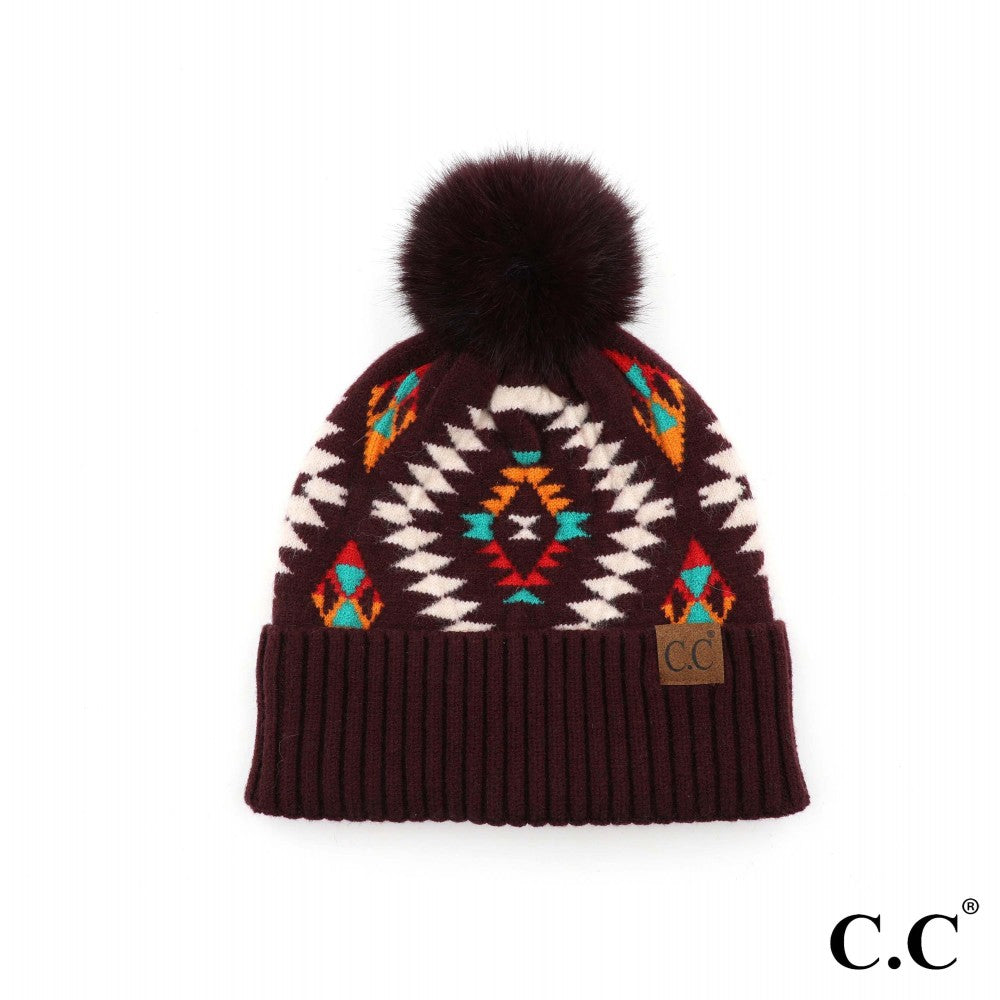 C.C. BEANIE | Berry Aztec - Thistle Canyon Co.