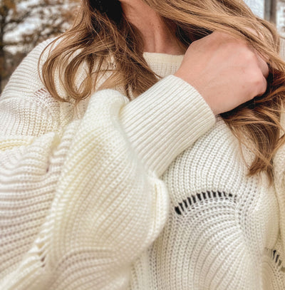 THE ARCHIE SWEATER | Cream - Thistle Canyon Co.