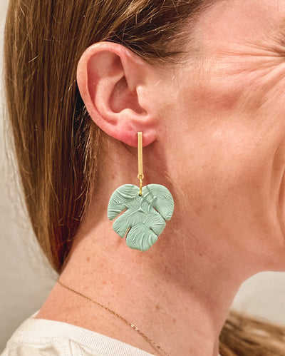 FERN GULLY | Polymer Clay Earrings - Thistle Canyon Co.